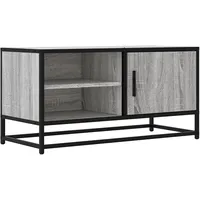 VidaXL TV-Schrank Grau Sonoma 80x34,5x40 cm Holzwerkstoff und Metall