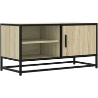 VidaXL TV-Schrank Sonoma-Eiche 80x34,5x40 cm Holzwerkstoff und Metall