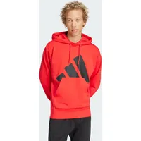 Adidas Essentials Big Logo French Terry Kapuzenpullover Pure Ruby