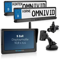 Omnivid omniVID® Solar Rückfahrkamerasysteme Kabellos 5" Monitor Rückfahrkamera