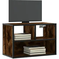 VidaXL TV-Schrank Räuchereiche 60x31x39,5 cm Holzwerkstoff und Metall