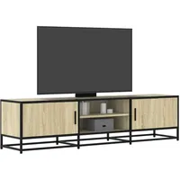 VidaXL TV-Schrank Sonoma-Eiche 160x35x41 cm Holzwerkstoff und Metall