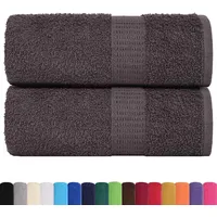 VidaXL Waschlappen 2 Stk. Anthrazit 15x21 cm 360 g/m2