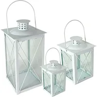 INDA-EXCLUSIV 3er Set Metall Weiß 16/20/36cm-DMC8108W-3