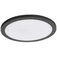 LUCANDE Außenleuchte Aluminium 27 cm 1-flammig mit Bewegungsmelder schwarz