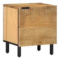 VidaXL Nachttisch Braun 40x33x46 cm Massivholz Mango,