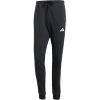 Adidas Essentials 3-Streifen French Terry Hose - schwarz