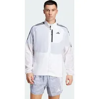 Adidas Own the Run 3-Streifen Packable Jacke White L