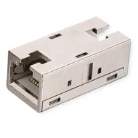 Roline RJ-45 Kupplung geschirmt, Kat.6A (Class EA), Metallgehäuse