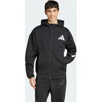 Adidas Z.N.E. Reißverschlusspullover Black / White S