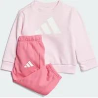 Adidas Essentials Joggers Set Clear Pink / White 68