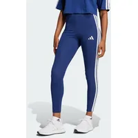 Adidas Essentials 3-Streifen Cotton Leggings Dark Blue / White