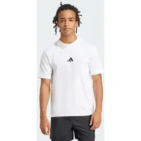 Adidas Essentials Small Logo Single Jersey T-Shirt White /