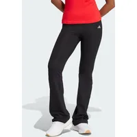 Adidas Essentials Small Logo Flared Leggings Black / White