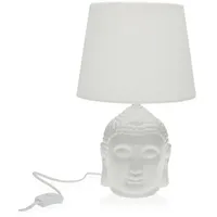Versa Buddha Porzellan Tischlampe 21x33x21 Cm - White -