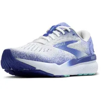 Brooks Ghost 16 Damen White/Amparo Blue/Limpet Shell 40,5