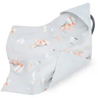Totsy Baby Einschlagdecke Einschlagdecke Babyschale 90x90 cm Winter Kaninchen,