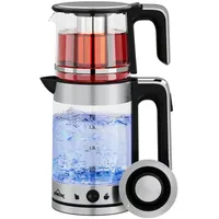 Homelux Teekocher 2200 Watt LED Wasserkocher Glas 1,2L Teekanne