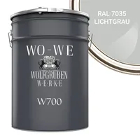 WO-WE Betonfarbe Bodenfarbe Bodenbeschichtung W700 Lichtgrau MATT ähnl. RAL