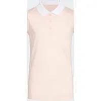 Adidas Ottoman Striped Sleeveless Kids Poloshirt Powder Coral 164    