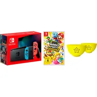 Nintendo Switch neon blau/rot inkl. Super Mario Party Jamboree