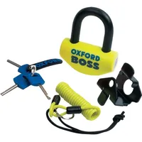 Oxford Boss 12.7mm, Bremsscheibenschloss gelb für Männer