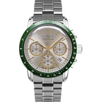 Zeppelin 8878MB-5 Herrenuhr New York Chronograph Stahl/Bicolor