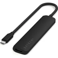 Satechi USB-C 6-in-1 Slim Multiport Adapter Schwarz