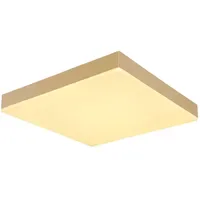 GLOBO Doro 1 LED quadratisch Messing-matt