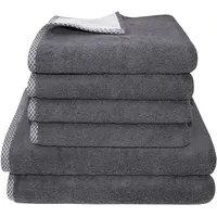 Dyckhoff Golden Shades Rhomb Handtuchset 6-tlg. grau