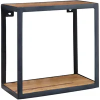 KADIMA DESIGN Kadima Design. Wandregal | Sheesham, 35x18x35cm, Industrial