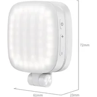 SmallRig 4933 Abnehmbare Handy-LED- Videoleuchte, weiß,