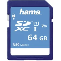 Hama SDXC 64GB Class 10 UHS-I 90MB/s (00213110) Speicherkarte