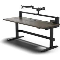 Corsair Platform:6 Elevate elektrisch höhenverstellbarer Sitz-Steh-Schreibtisch 180x76cm braun/schwarz (CF-9500052-EU)