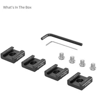 SmallRig 5033 Anti-Twist Cold Shoe Mount Support (4pcs)