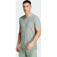 Adidas Ultimate Running Engineered Climacool+ Kurzarm-t-shirt - Silver Green
