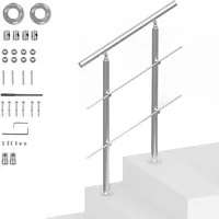 Vevor Handläufe für Außentreppen, 80 cm Länge, 2 Querstangen,