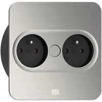 Bachmann TWIST 2 2xUTE 2,0m AEH Edelstahl-Optik eckig