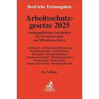 C.H. Beck Verlag Arbeitsschutzgesetze 2025