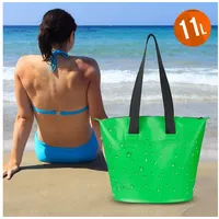 COFI Wasserfeste Strandtasche mit Reißverschluss  Perfekt für Sommer
