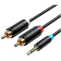 Vention Audiokabel 3,5 mm auf 2x Cinch 1 Meter
