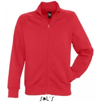 Sol's Men's Zipped Jacket Sundae - red - M