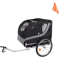 Karlie Flamingo Fahrradanhänger Tybalt Schwarz – 76 cm L