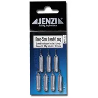 Jenzi Drop-Shot Blei long mit Spezial-Wirbel SB-Verpackt Anzahl 4