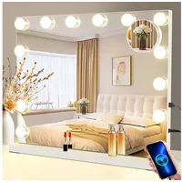 GBLY Schminkspiegel mit Beleuchtung - 50x40cm 15 Dimmbare led