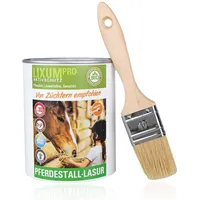 Lixum Pro Biologische Pferdestall Lasur, Farbe:Dunkelgrün 0.91, Inhalt:500 ml