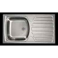 ALVEUS Basic - Spüle 780x435 mm, Ablauf 60 mm,