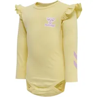Hummel hmlMIRABEL langarm Baby-Body pale banana 86