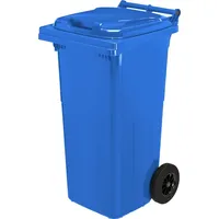 Garronda Mülleimer 120 L Abfalltonne mit Deckel und 2