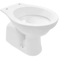 Belvit Stand WC Toilette Abgang Senkrecht Boden Weiß Tiefspüler